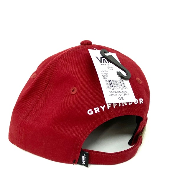 🔥HOT SALE🔥VANS Harry Potter 6 Gryffindor Cap Red Unisex Hat VN0A3I6LSP3 - Picture 3 of 11